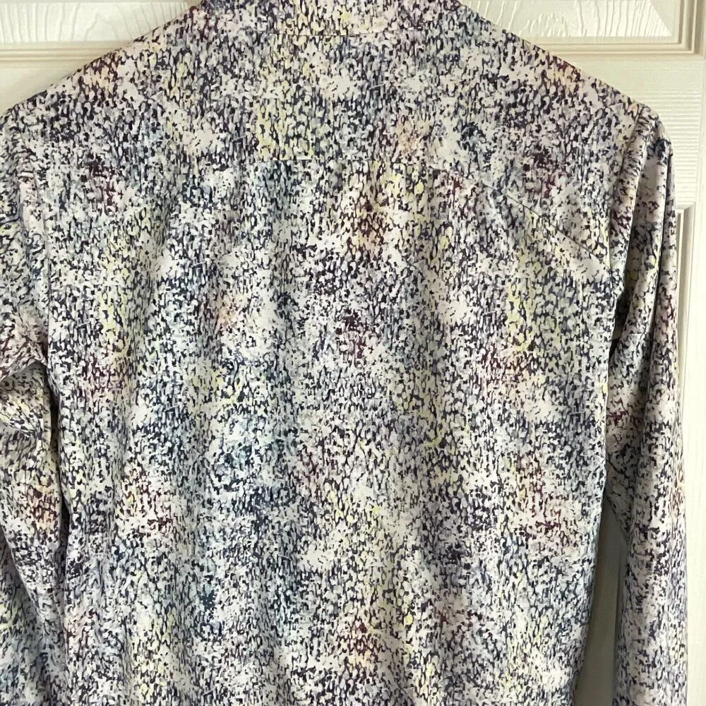 Athleta Girls Ice Storm Size L 12  Full Zip Multicolor Jacket Spring Active U2